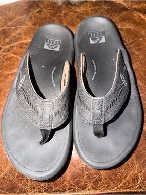 Reef Men’s  Black Flip Flops